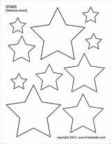 Cutouts Estrellas Estrella Moldes Firstpalette Stencils Clasica Puntas Ramadan Imprimibles Printabletemplates sketch template