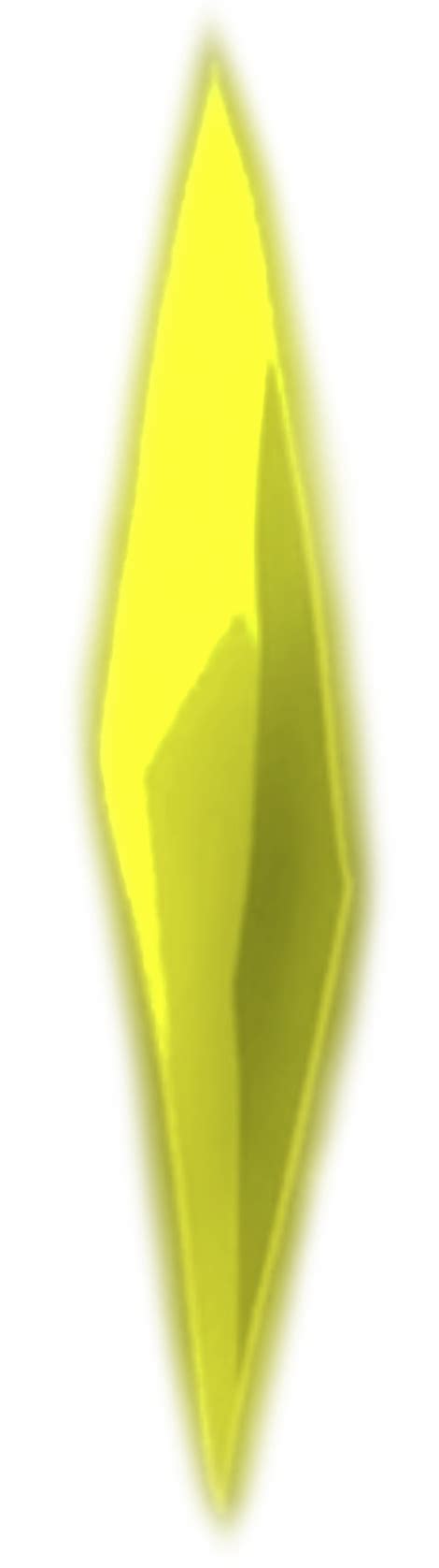yellow crystal shard  venjix  deviantart