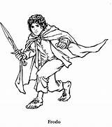 Frodo Herr Seigneur Anneaux Ringe Bilbo Gandalf Hobbit Coloriages Baggins Colouring Ausmalen Ausmalbild Ringue Legolas Lotr Anelli Signore Degli Anillos sketch template