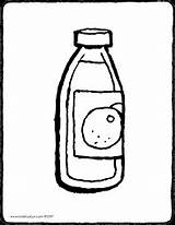 Flasche Ausmalbild Flaschen Orangensaft Ausmalen sketch template