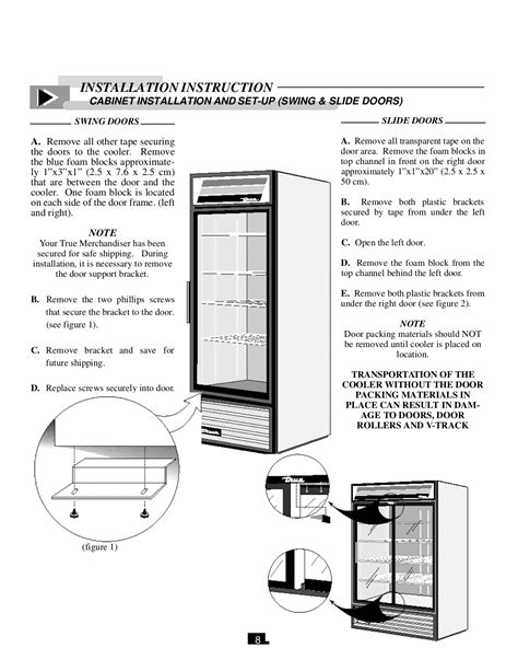 manual  true refrigerator gdm