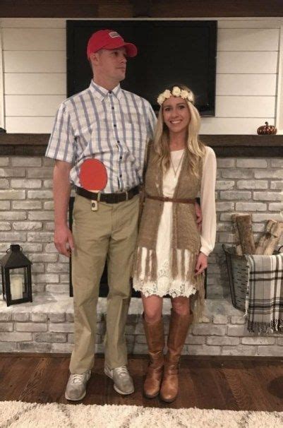simple  fun outfits  celebrate halloween party funny couple