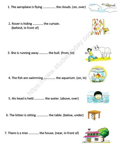 cbse class  english practice prepositions worksheet set  practice