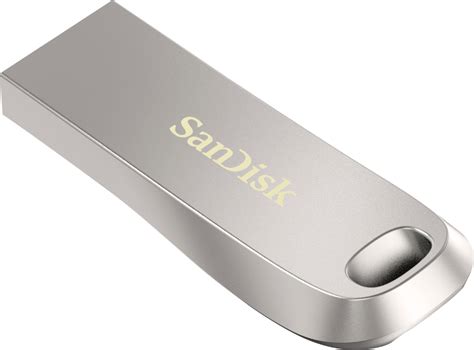 sandisk ultra luxe gb usb  flash drive silver sdcz    buy