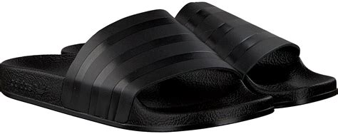 zwarte adidas slippers adilette dames omodanl