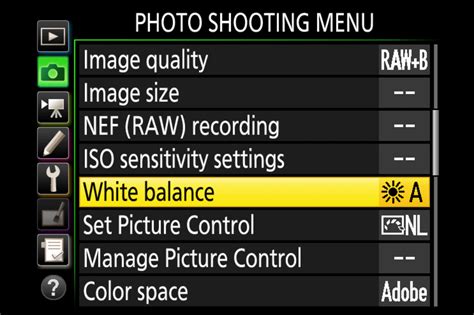 control  perfect white balance  camera