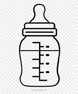 Baby Bottle Biberon Colorear Para Dibujo Coloring Milk Icon Newborn Child Clipart Iconfinder sketch template