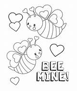 Coloring Pages February Valentines Kids sketch template