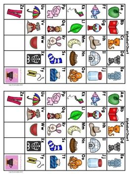 alphabet letter linking charts by cup of curriculum tpt