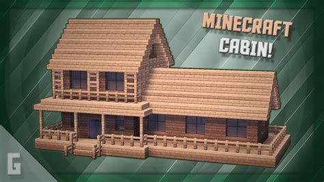 minecraft   build  cabin  youtube