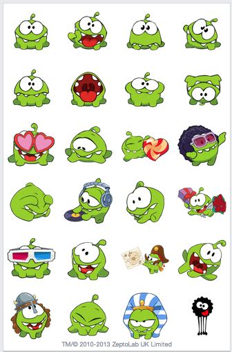 cut the rope facebook stickers pinterest om journal