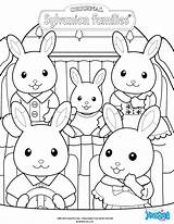 Sylvanian Lapin Voiture Critters Coloriages Calico Hellokids Critter Magique Getdrawings Artistique Visiter Paques sketch template