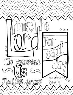 radiant scripture coloring page praise  lord