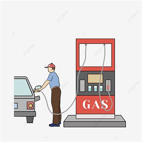 gas station png picture red gas station clip art cartoon style red