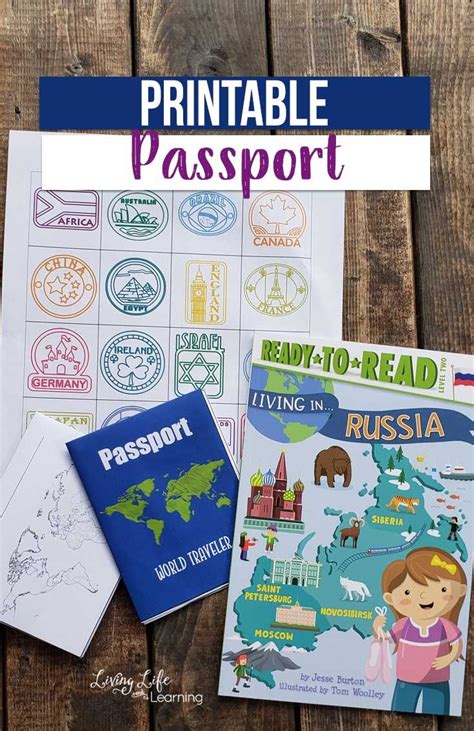 printable passport  kids   visit countries