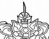Megazord Coloring Power Rangers Pages sketch template