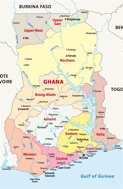 ghana maps facts world atlas
