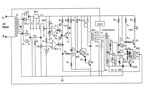 designed circuit diagram  single phase water pump controller  scientific diagram
