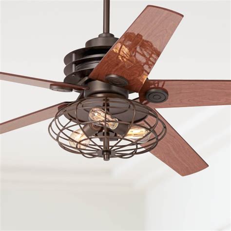 Rustic Ceiling Fans With Light Photos Cantik