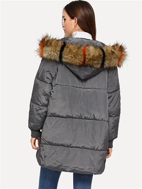 Solid Hooded Puffer Coat Hooded Solid Coat Puffer Coat
