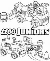 Lego Coloring Set Pages Color Builders Print sketch template