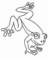 Frog Coloring Clipart Leaping Library Leap Printable Kids sketch template