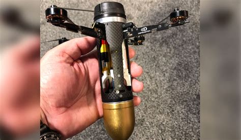 mm grenade launched drone  straight   scifi carbontv