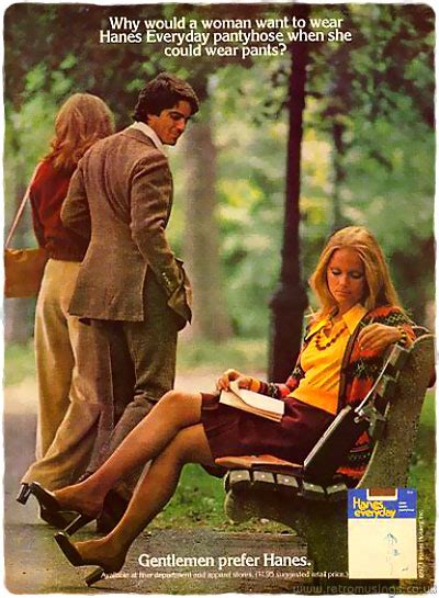 Hanes ~ Lingerie Adverts [1973 1984] “gentlemen Prefer
