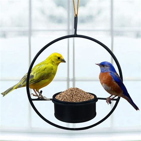 trustbasket hanging metal bird feeder  gardenbalconyhomeindoor