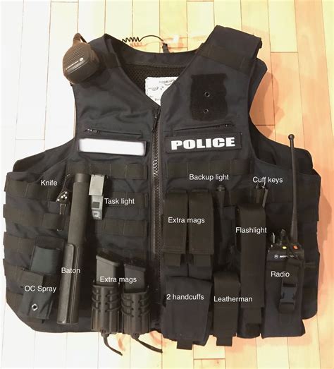 current duty vest setup police tactical vest police duty gear police duty