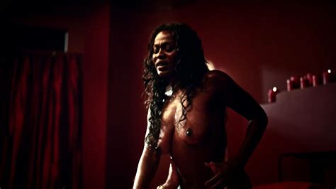 nude video celebs yetide badaki nude american gods s01e01 2017