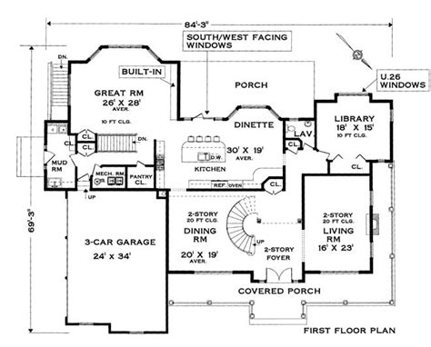 bedroom colonial house plan