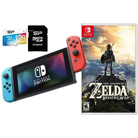 nintendo switch zelda  legend  zelda breath  wild bundle gb nintendo switch console