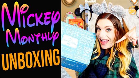 disney subscription box mickey monthly unboxing youtube