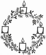 Advent Wreath Clipart Candle Candles Coloring Drawing Christmas Pages Lit Season Printable Church Three Colouring Drawings First Wreaths Activities Happy sketch template