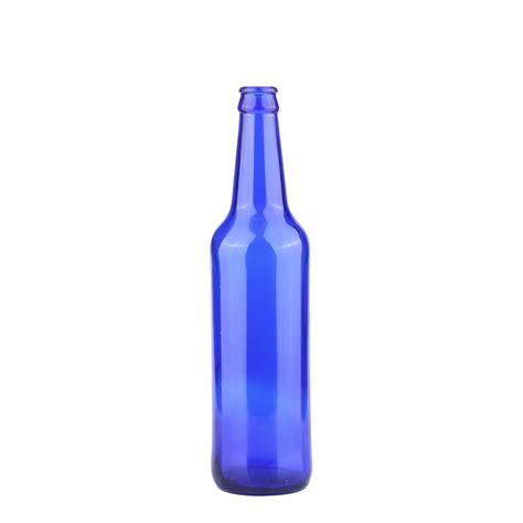 Blue Glass Bottle 500ml Beer Glass Bottle High Quality