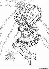 Winx Club Stella Coloring Pages Printable Print Categories Info sketch template