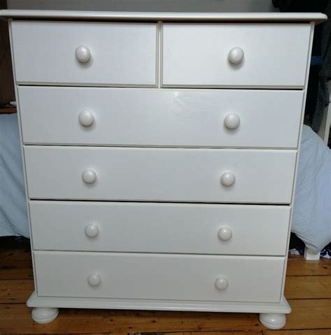 white chest  drawers bedroom furniture  splott cardiff gumtree