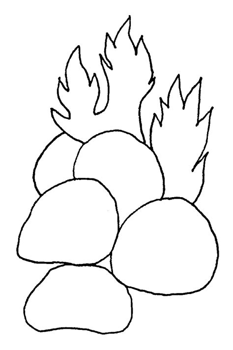 rock coloring page
