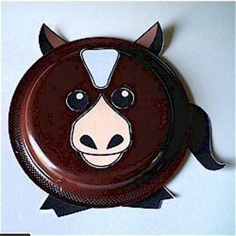 paper plate horse