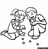 Playing Together Coloring Pages Thecolor sketch template