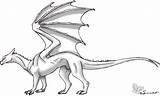 Pern Coloring Designlooter Lineart Dragon sketch template