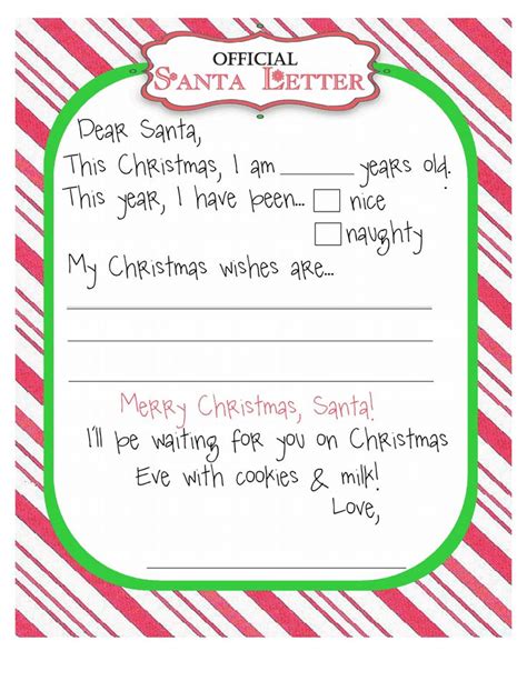 santaletterpdf  images christmas lettering santa letter
