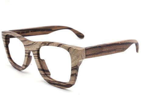 Walker Zebra Wood Eyeglass Frames For Men Wood Glasses Frames