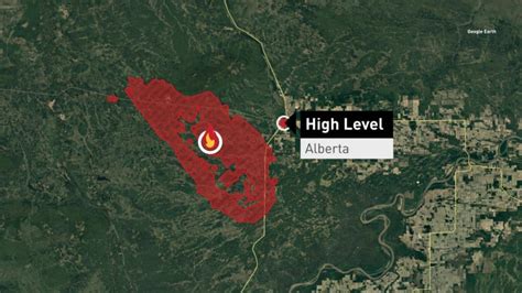 northern alberta wildfire ranked  highest danger level conditions expected  worsen cbc news