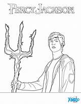 Percy Poseidon Trident Tridente Annabeth Colorier Hellokids Coloriages Book Selected Peliculas Danieguto Shelter sketch template