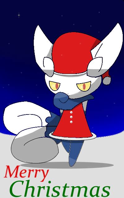 christmas meowstic  rustytheredfox  deviantart