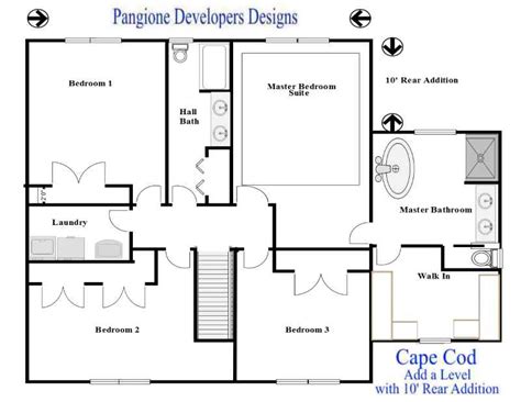 cape  home floor plans