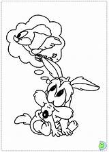 Looney Tunes Coloring Pages Baby Coyote Dinokids Characters Print Book Color Wile Bugs Bunny Close Cartoon Getdrawings Popular Getcolorings Choose sketch template