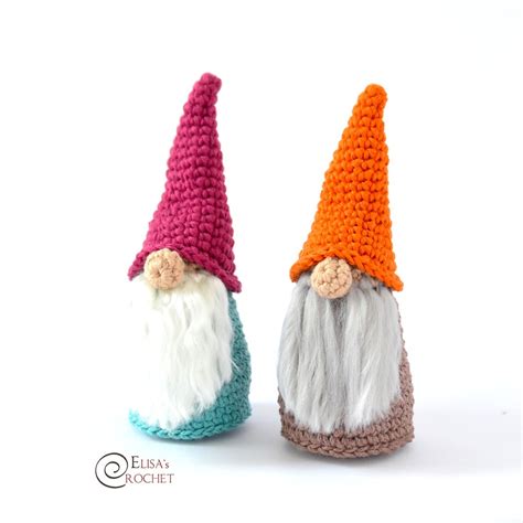 gnomes  crochet pattern  elisas crochet